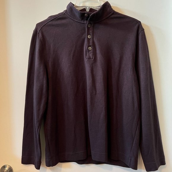 Van Heusen Other - Van Heusen Never Tuck Classic-Fit Buttoned Pullover - Deep Burgundy